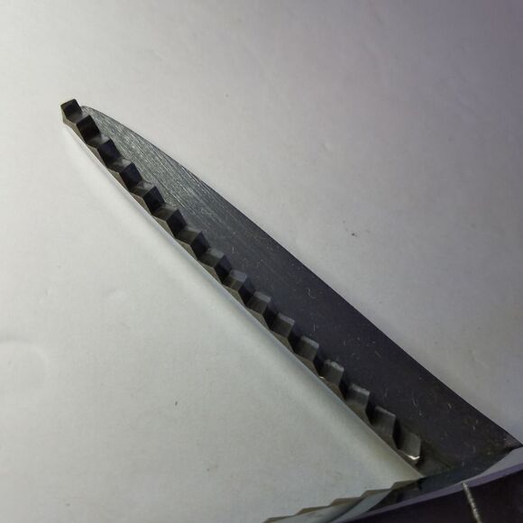 Vintage Wiss Chrome Zig Zag Pinking Sheers Sewing Scissors - Picture 6 of 8